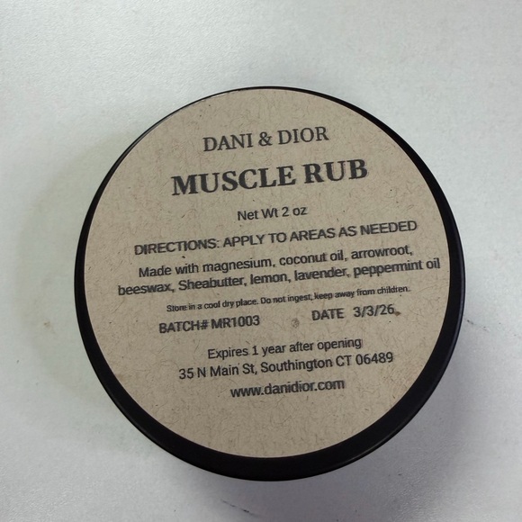 Magnesium  Rub - homemade- 2oz  jar or tin - Picture 2 of 2